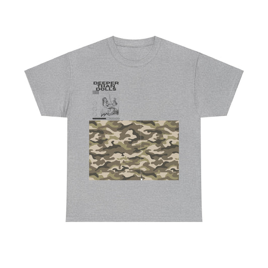 DEEPER THAN DOLLS T SHIRT Gray Army