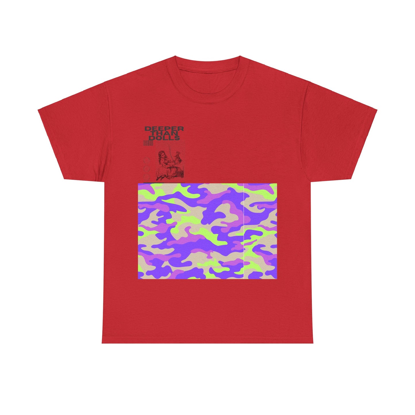 DEEPER THAN DOLLS T SHIRT Purple  Army