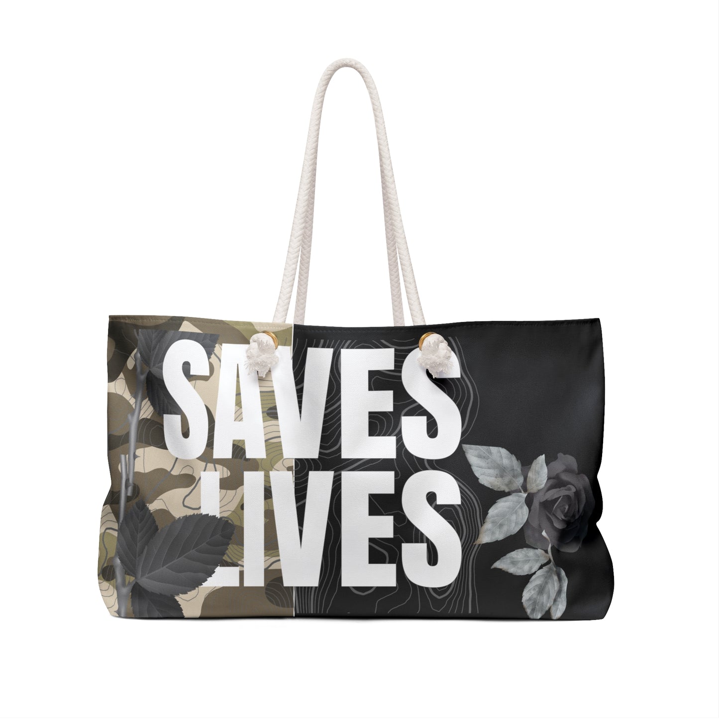 Black LIFESAVER WEEKENDER DOLL BAG