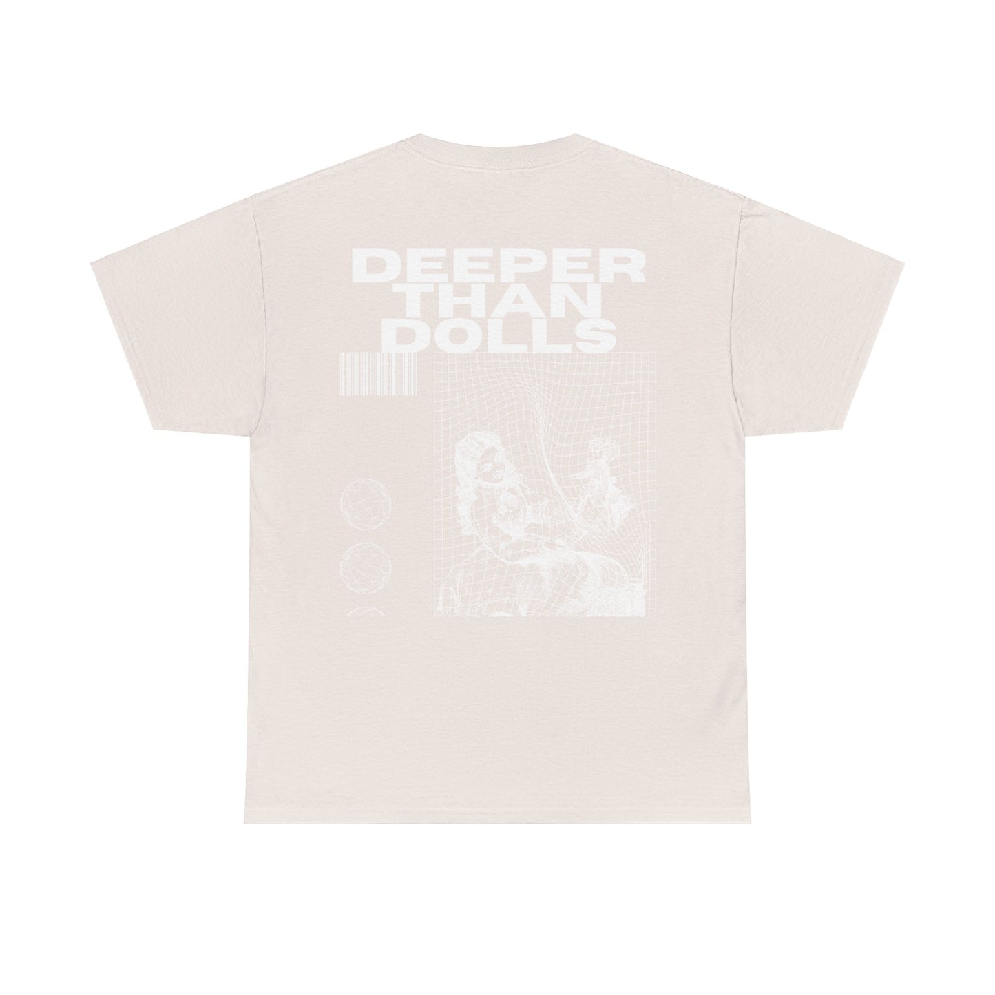 DARK COLORS WHITE LETTERS DEEPER THAN DOLLS T SHIRT IN ALL COLORS