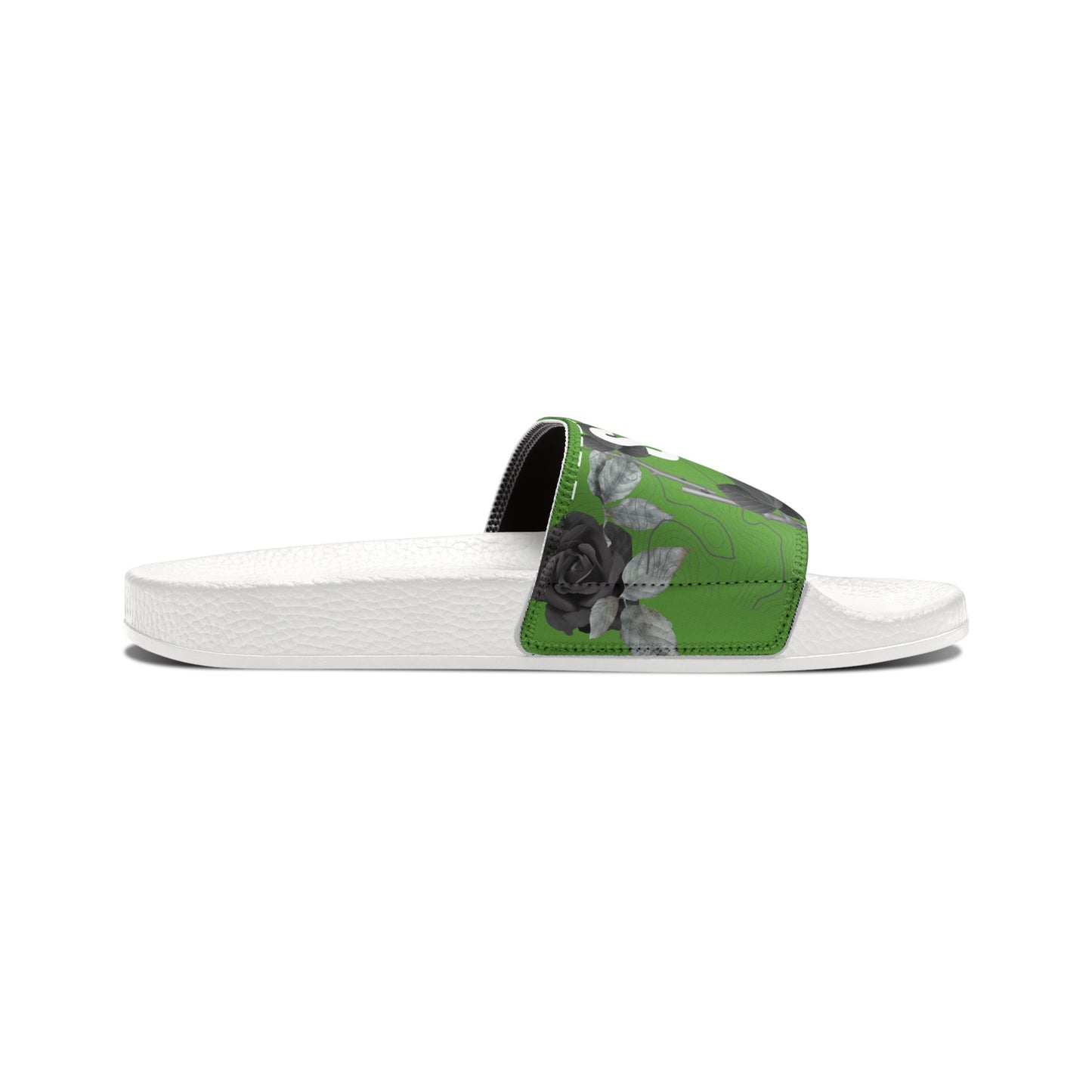 Green Doll Therapy Saves Lives Slide Sandals