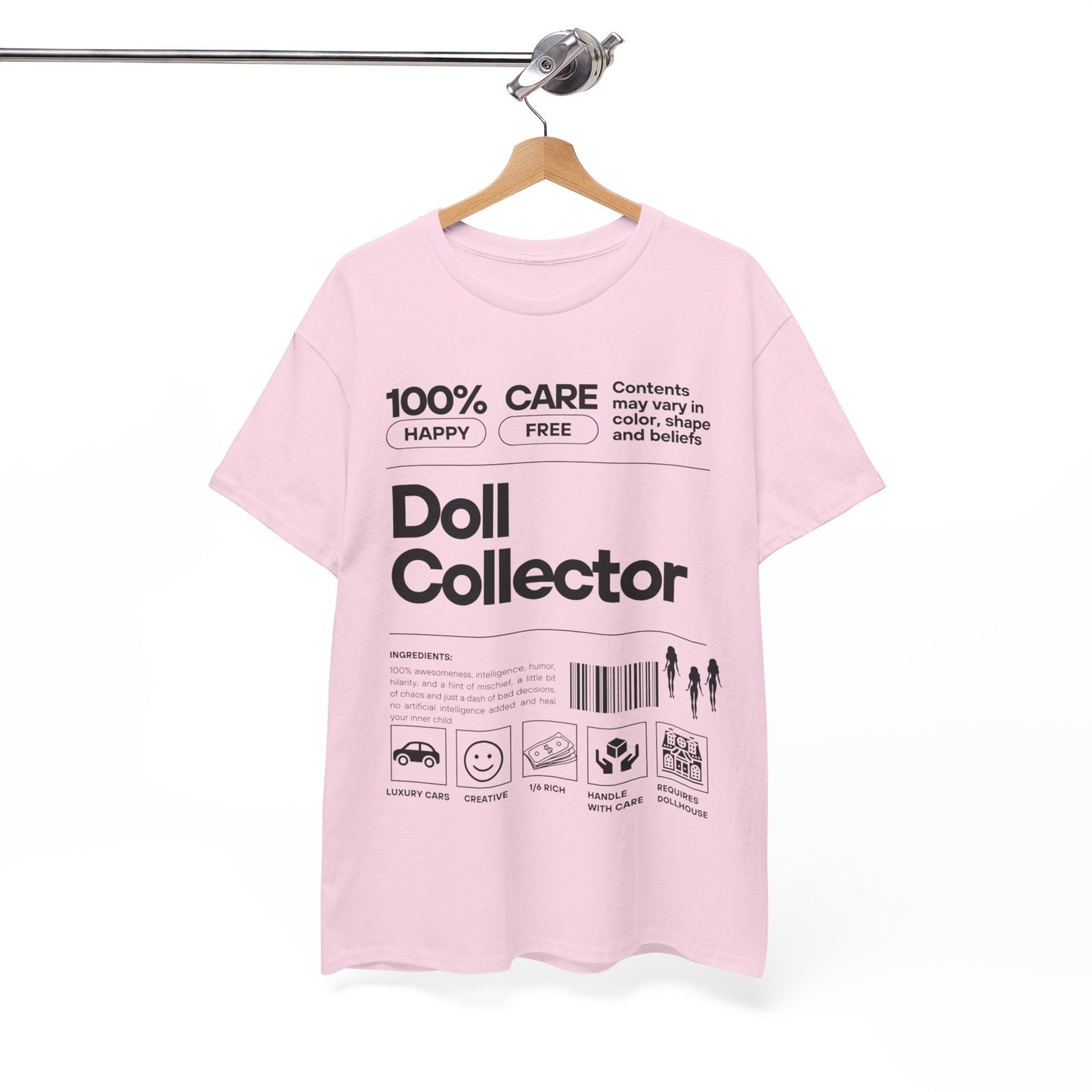 DOLL COLLECTOR INGREDIANTS Unisex Heavy Cotton Tee