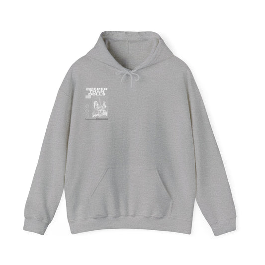 WHITE LETTER Deeper Than Dolls Hooded Sweatshirt COMES IN ALL COLORS