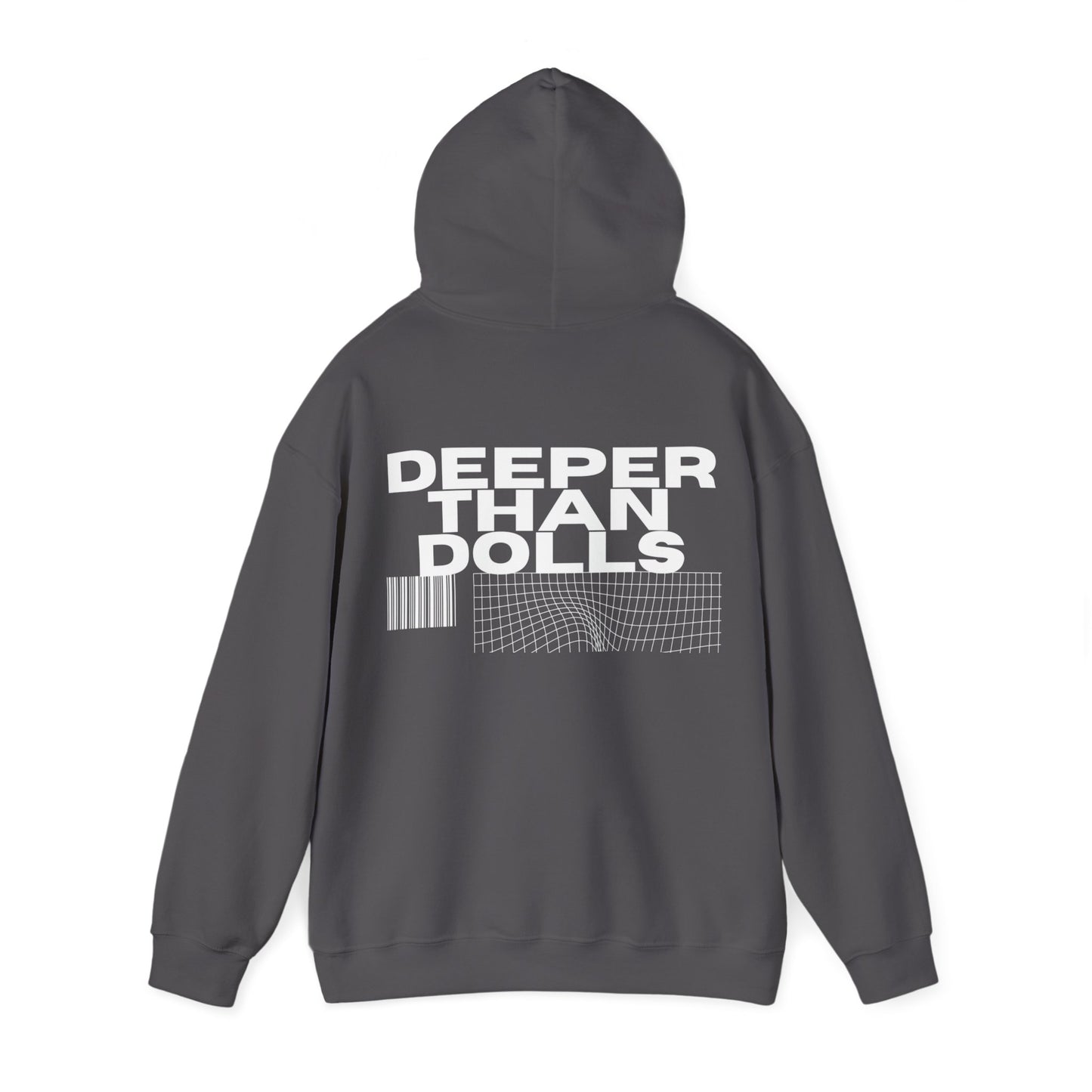 WHITE LETTER Deeper Than Dolls Hooded Sweatshirt COMES IN ALL COLORS