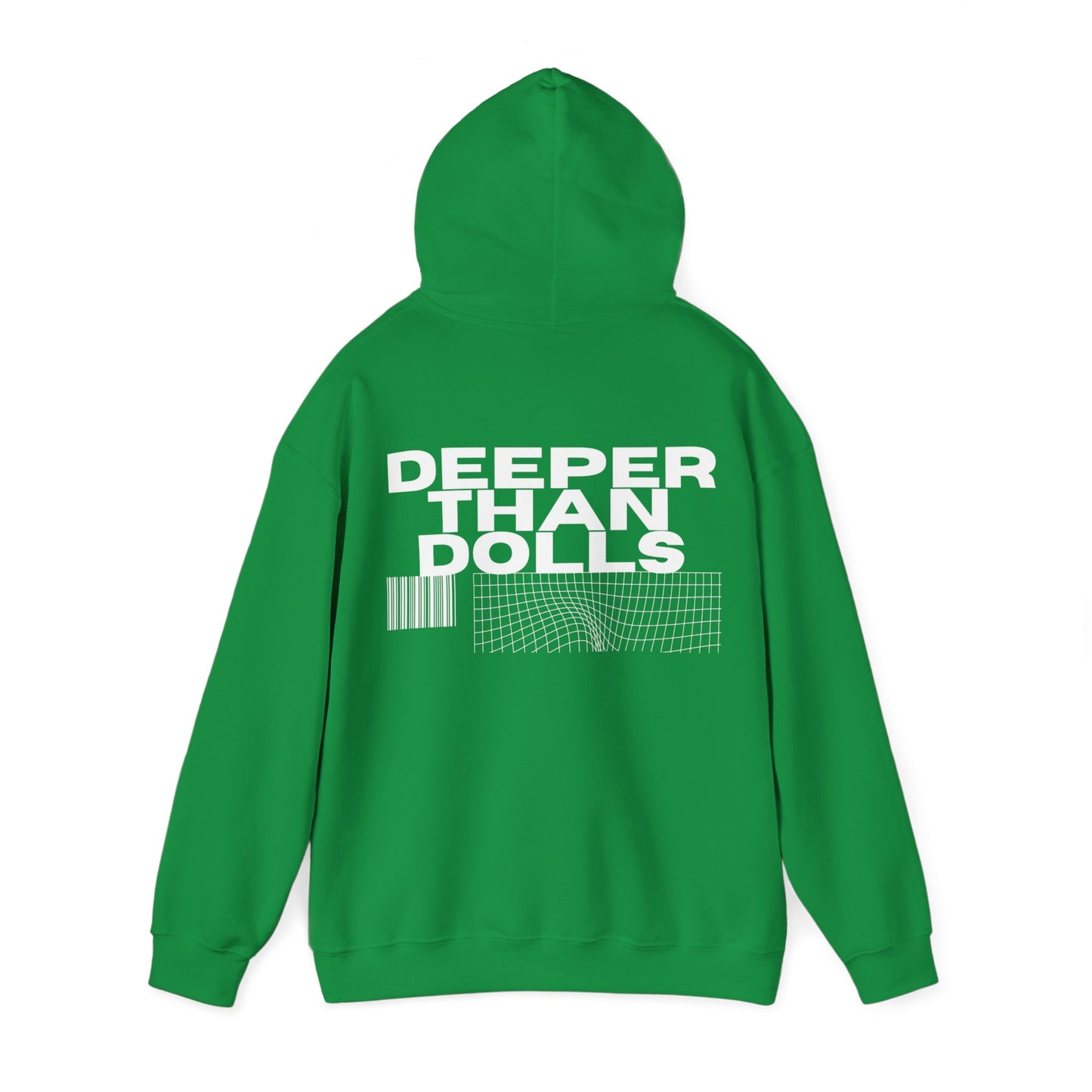 WHITE LETTER Deeper Than Dolls Hooded Sweatshirt COMES IN ALL COLORS