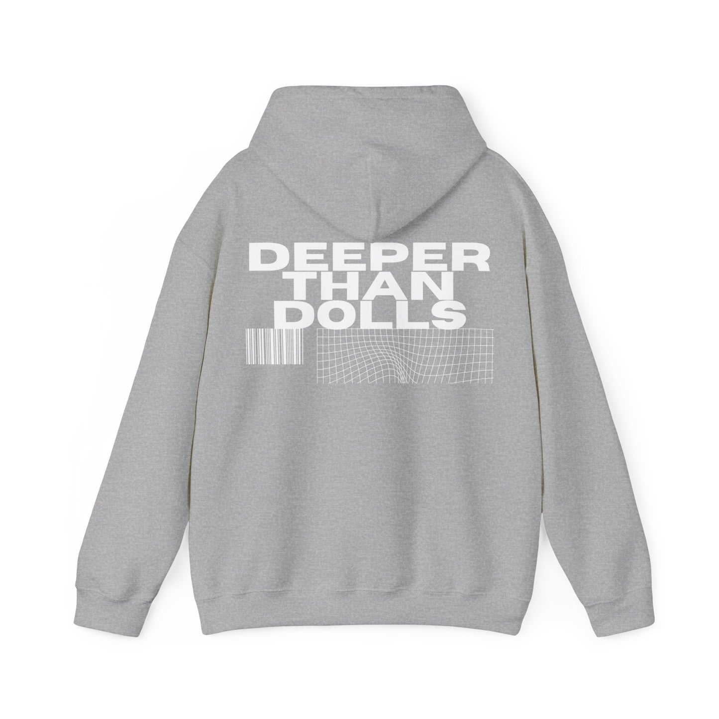 WHITE LETTER Deeper Than Dolls Hooded Sweatshirt COMES IN ALL COLORS