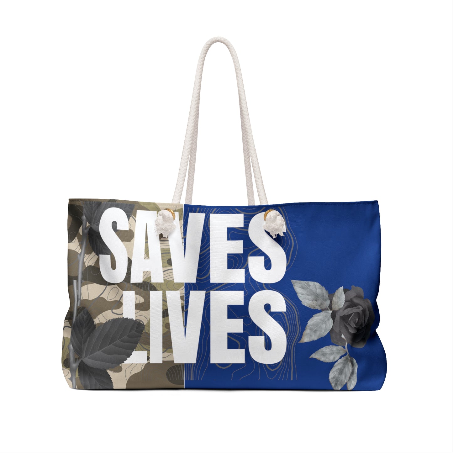 Blue LIFESAVER WEEKENDER DOLL BAG