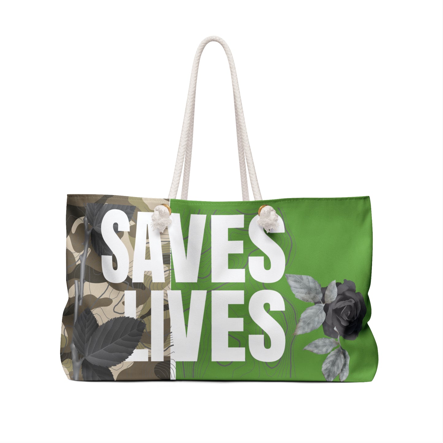 Green LIFESAVER WEEKENDER DOLL BAG