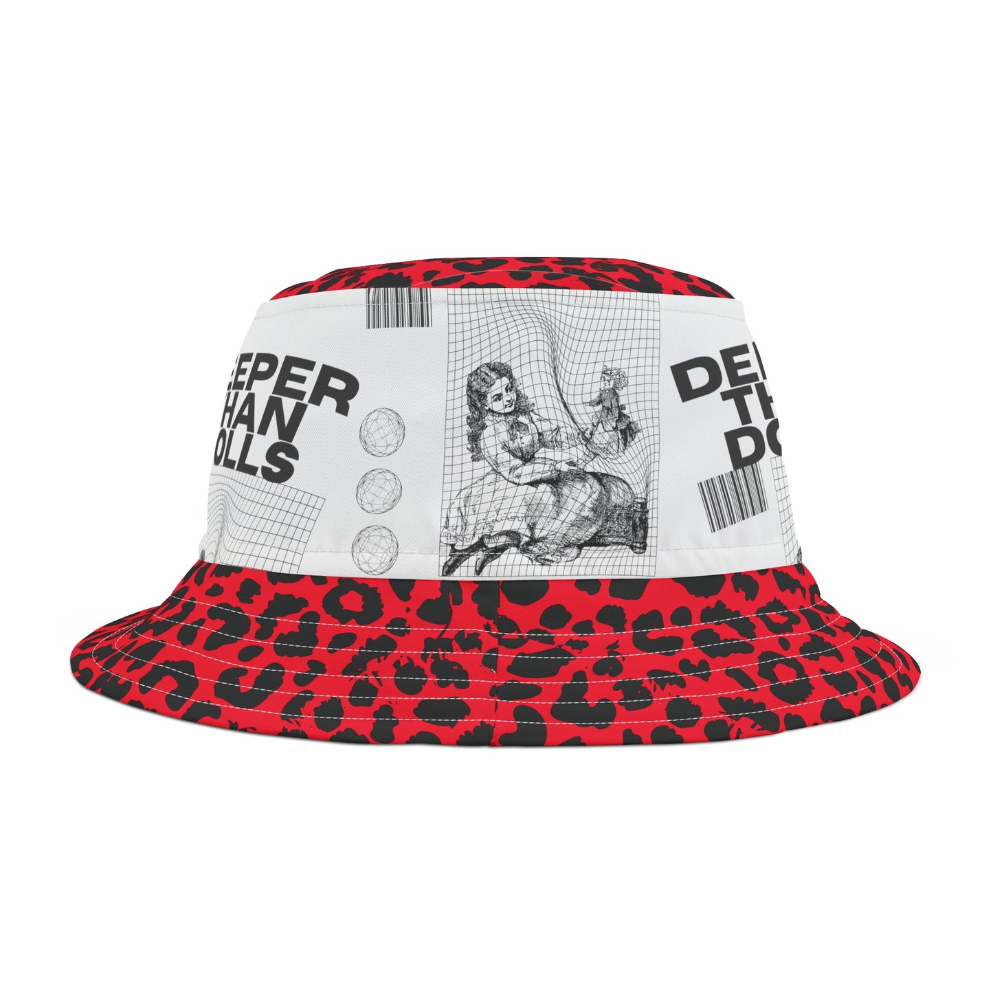 Happy Mail Idolledit Edition Pink Cheetah Deeper Than Dolls Bucket Hat