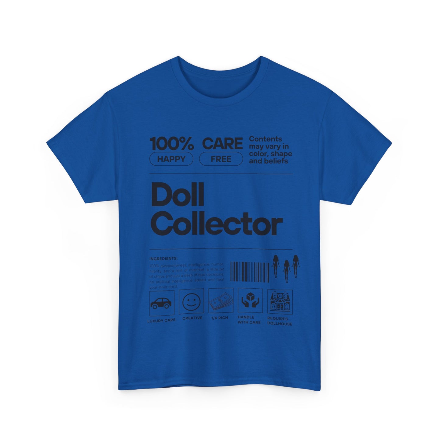 DOLL COLLECTOR INGREDIANTS Unisex Heavy Cotton Tee