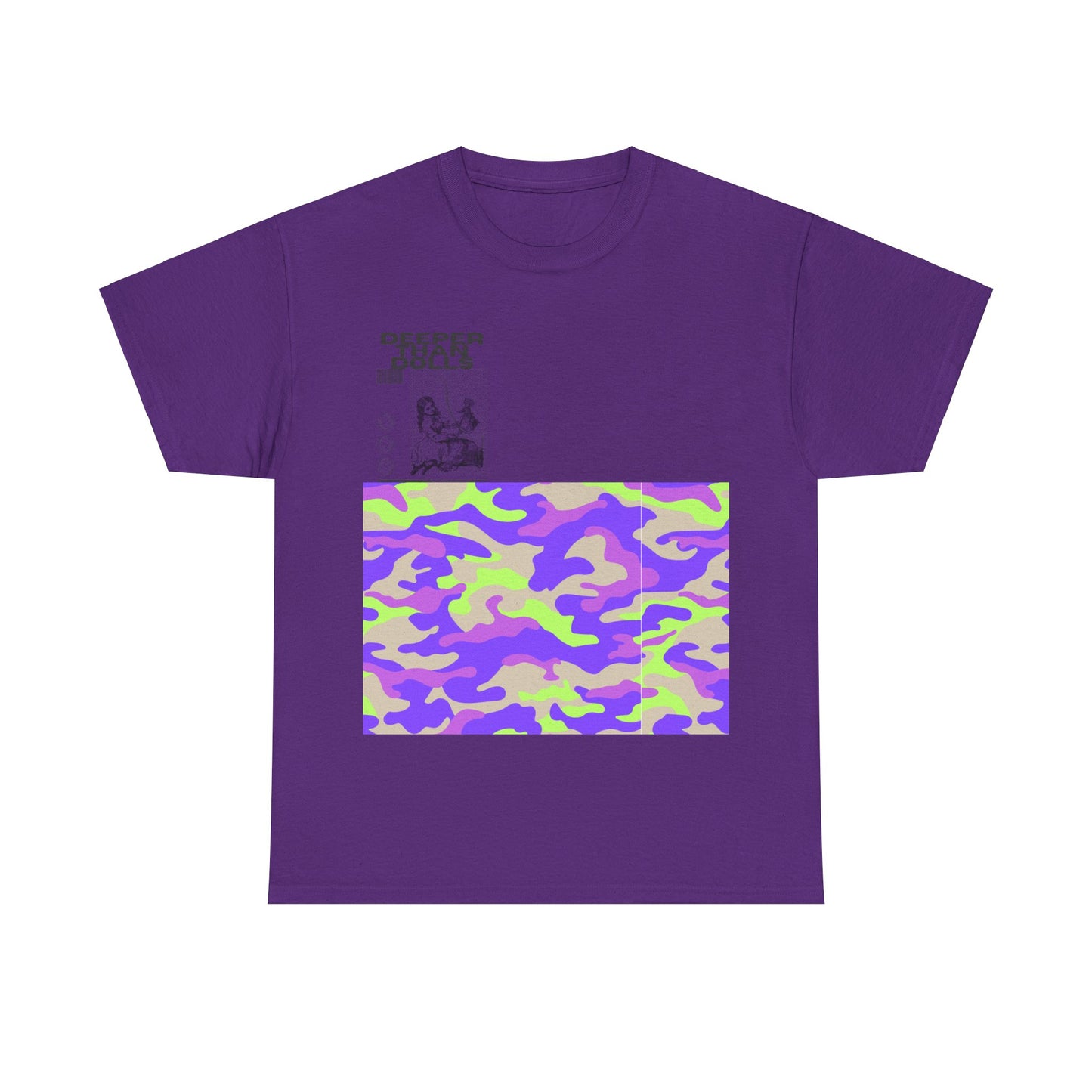 DEEPER THAN DOLLS T SHIRT Purple  Army