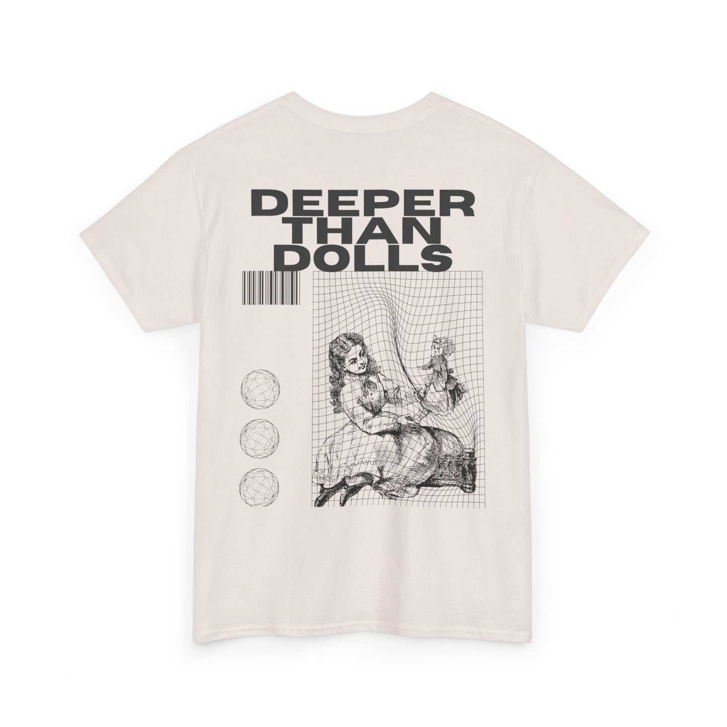 DEEPER THAN DOLLS T SHIRT Gray Army