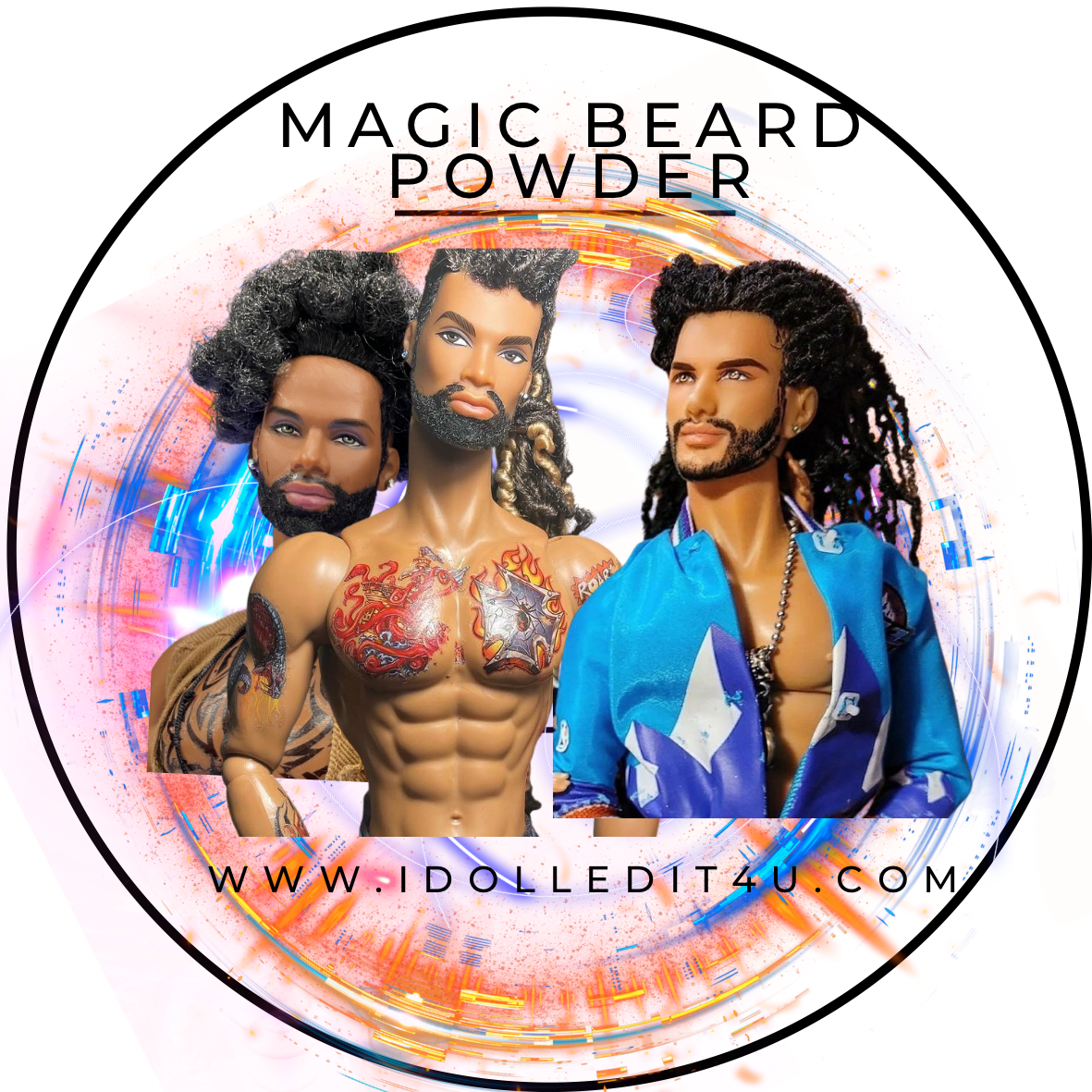 Magic Beard Dust Flocking Powder