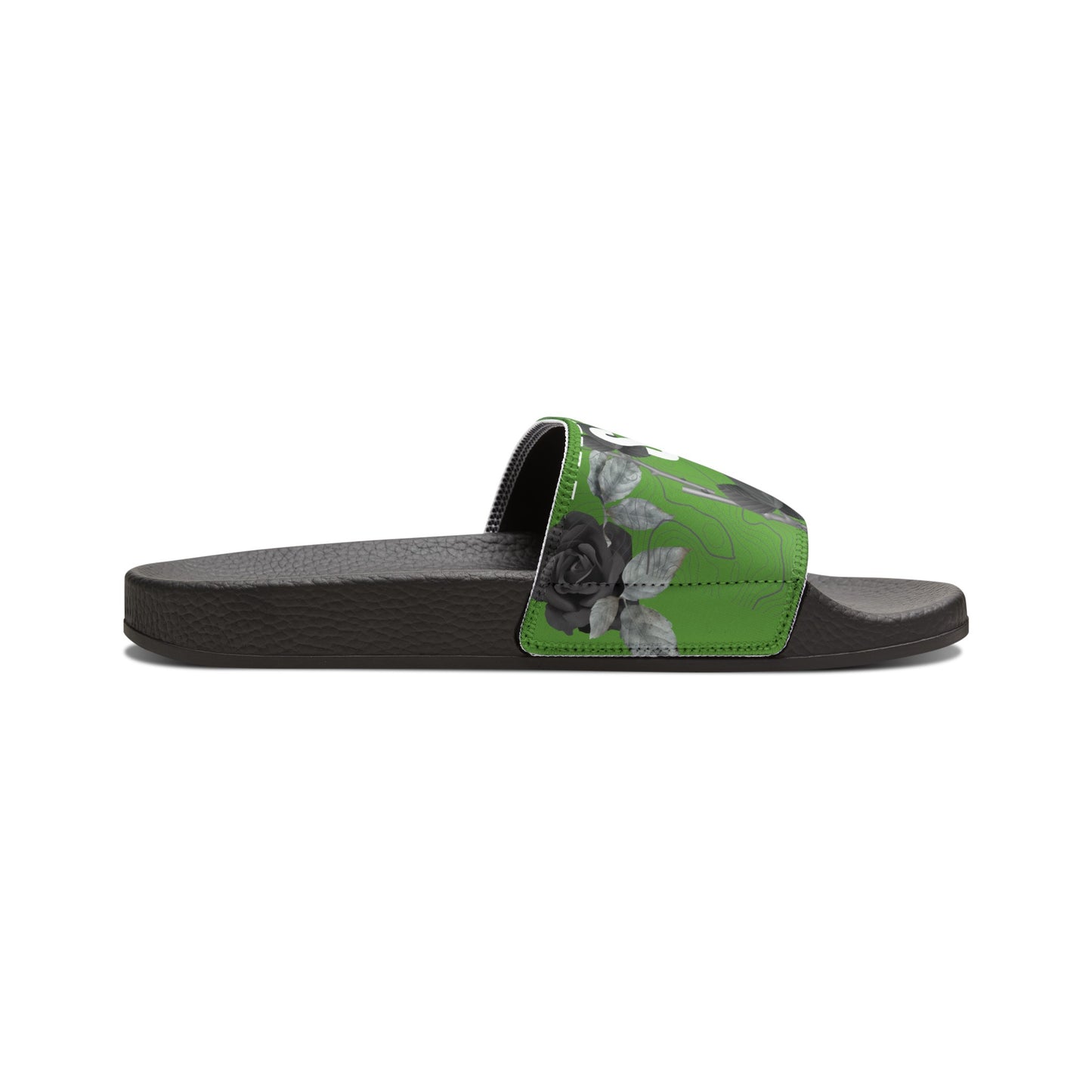 Green Doll Therapy Saves Lives Slide Sandals