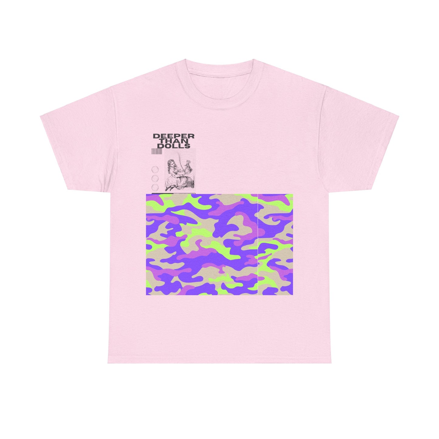 DEEPER THAN DOLLS T SHIRT Purple  Army