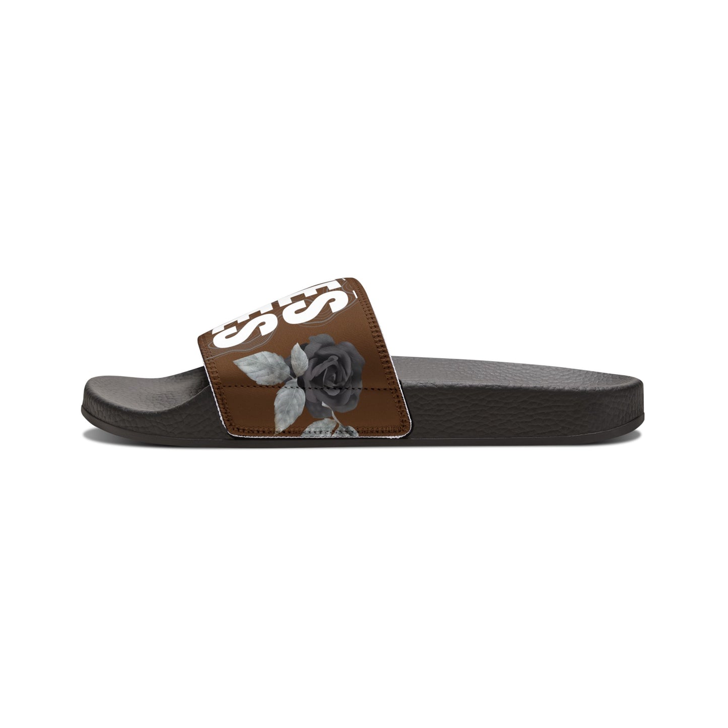 Brown Doll Therapy Saves Lives Slide Sandals