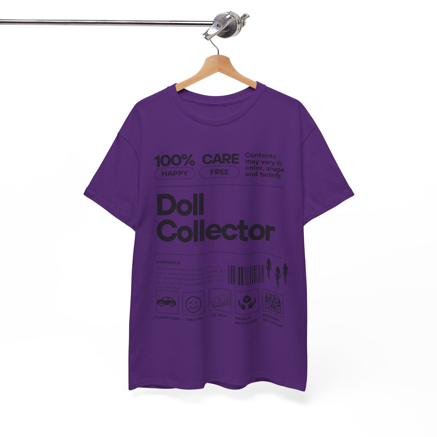 DOLL COLLECTOR INGREDIANTS Unisex Heavy Cotton Tee