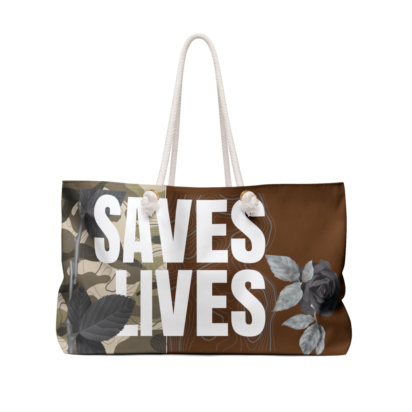 Brown LIFESAVER WEEKENDER DOLL BAG