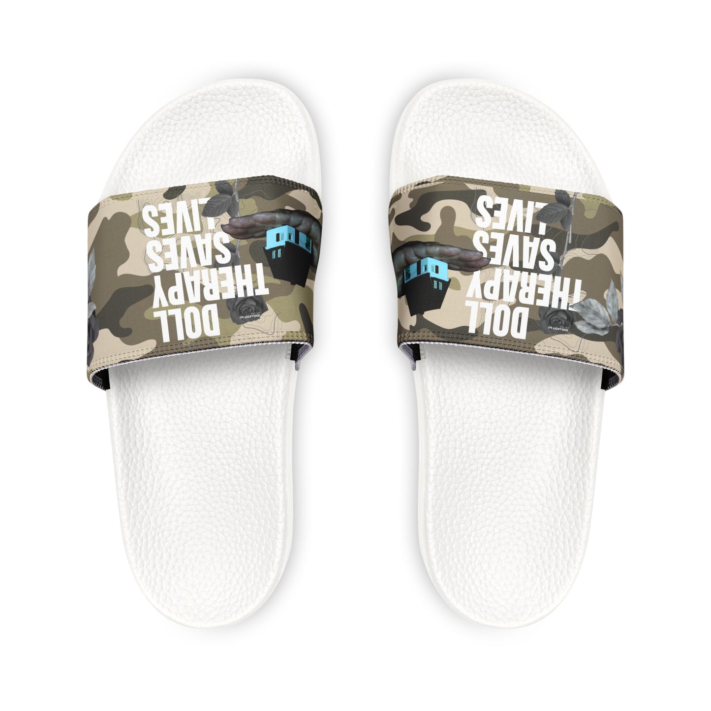 Doll Therapy Saves Lives Slide Sandals