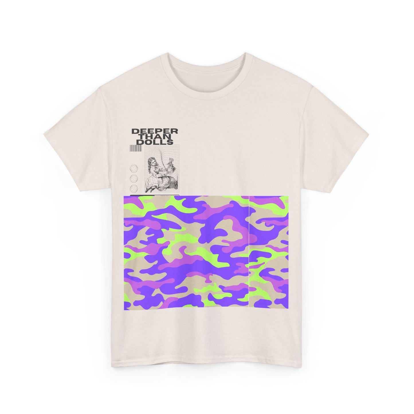 DEEPER THAN DOLLS T SHIRT Purple  Army