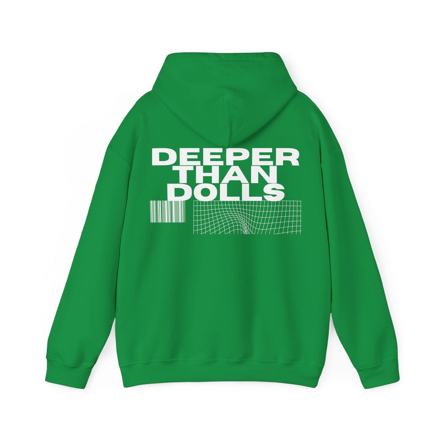 WHITE LETTER Deeper Than Dolls Hooded Sweatshirt COMES IN ALL COLORS