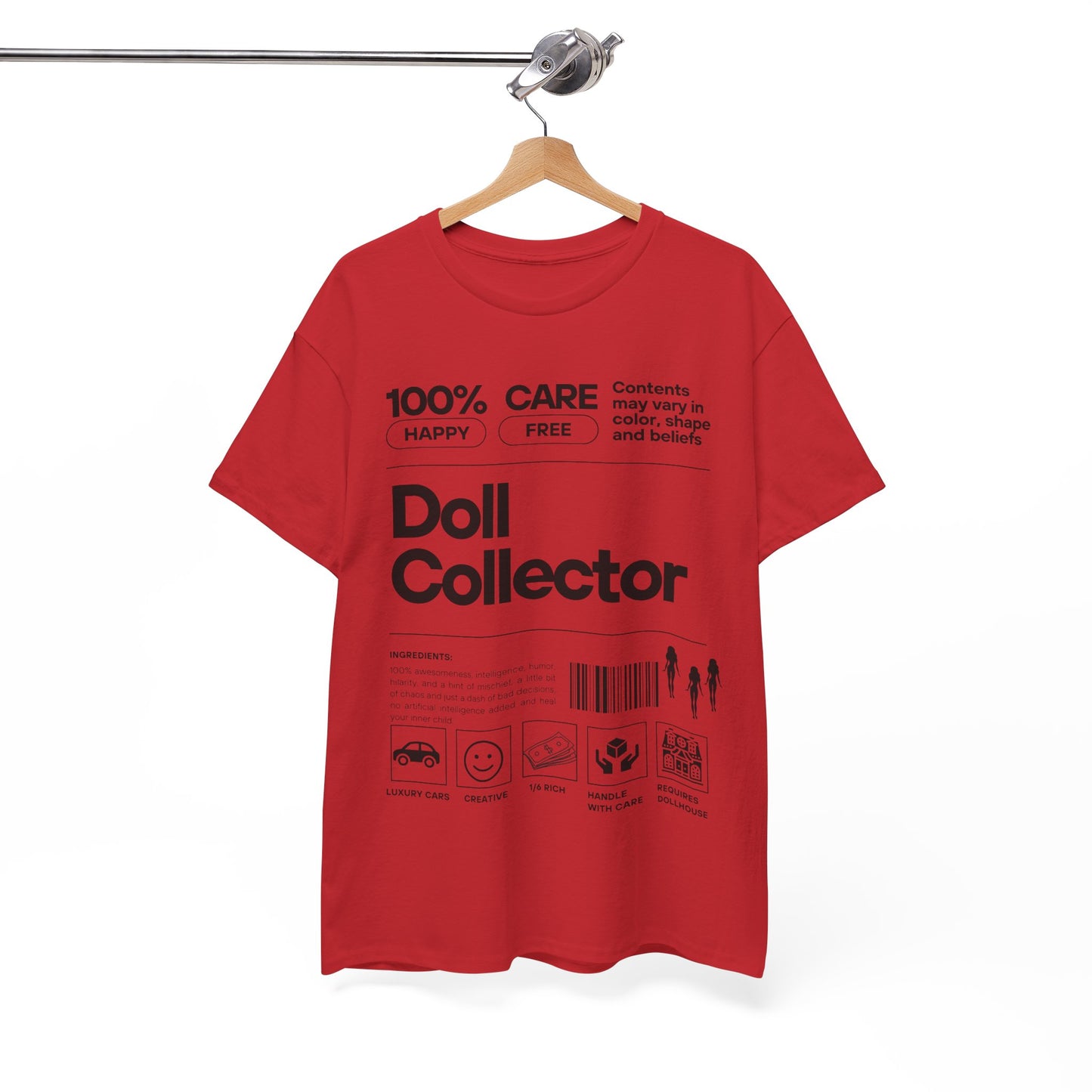 DOLL COLLECTOR INGREDIANTS Unisex Heavy Cotton Tee