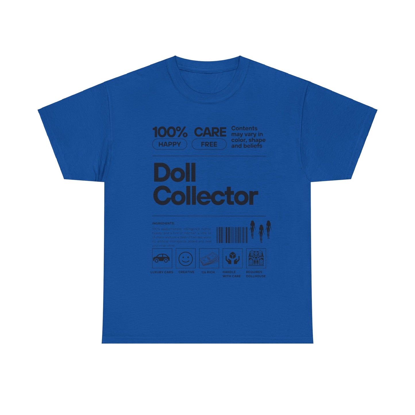 DOLL COLLECTOR INGREDIANTS Unisex Heavy Cotton Tee