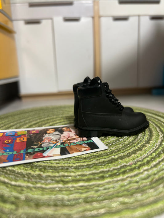 Black TimberLand Doll Boots